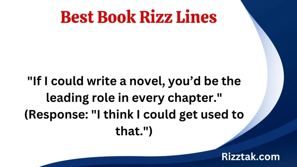 Best Book Rizz Lines 