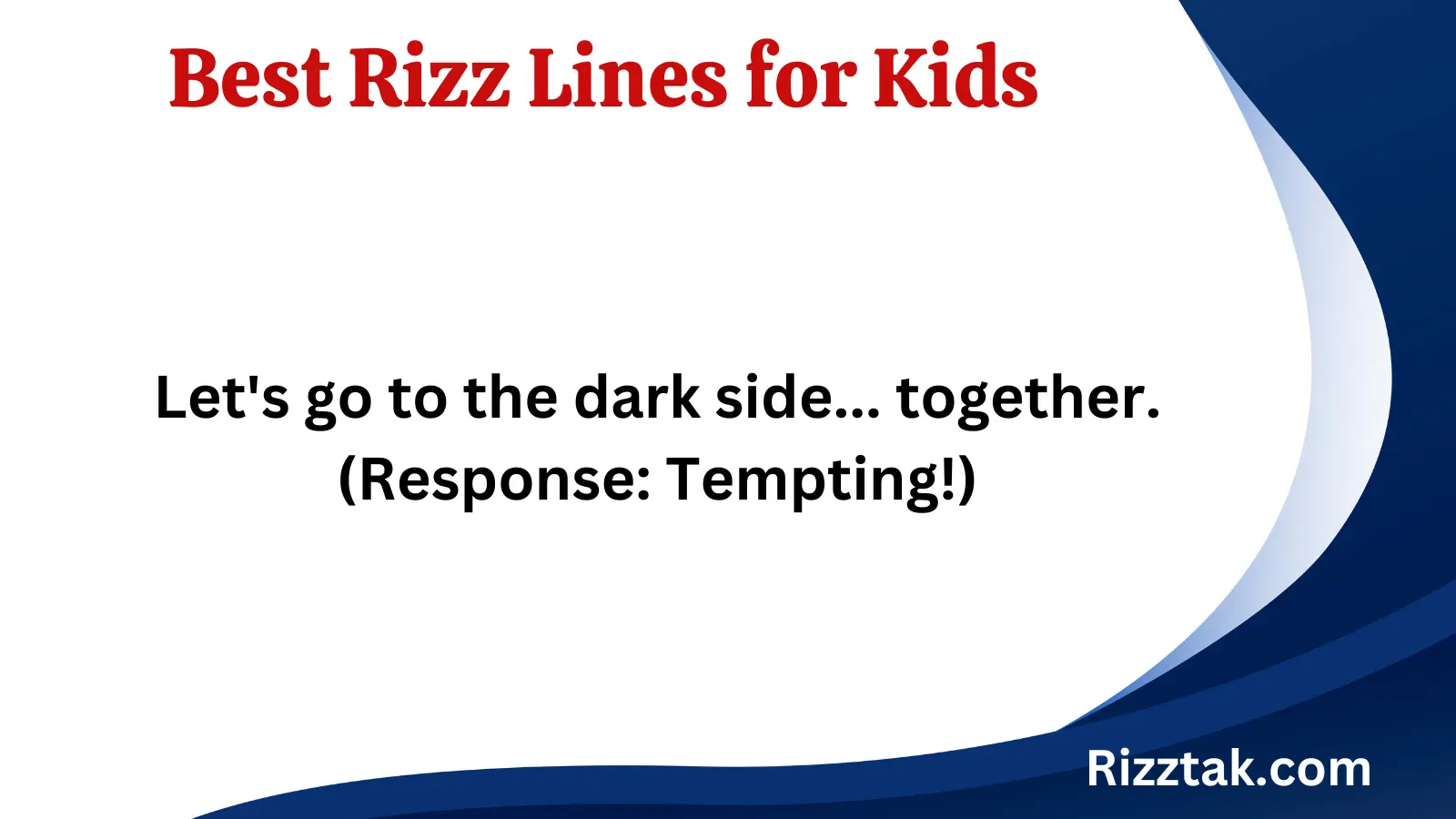 Best Rizz Lines for Kids