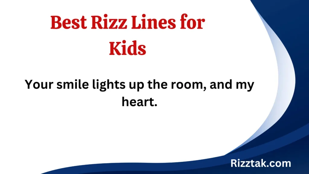 Best Rizz Lines for Kids