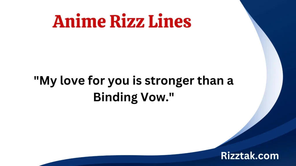 Anime Rizz Lines