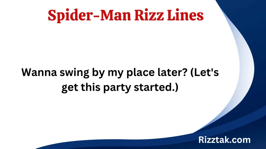 Spider-Man Rizz Lines