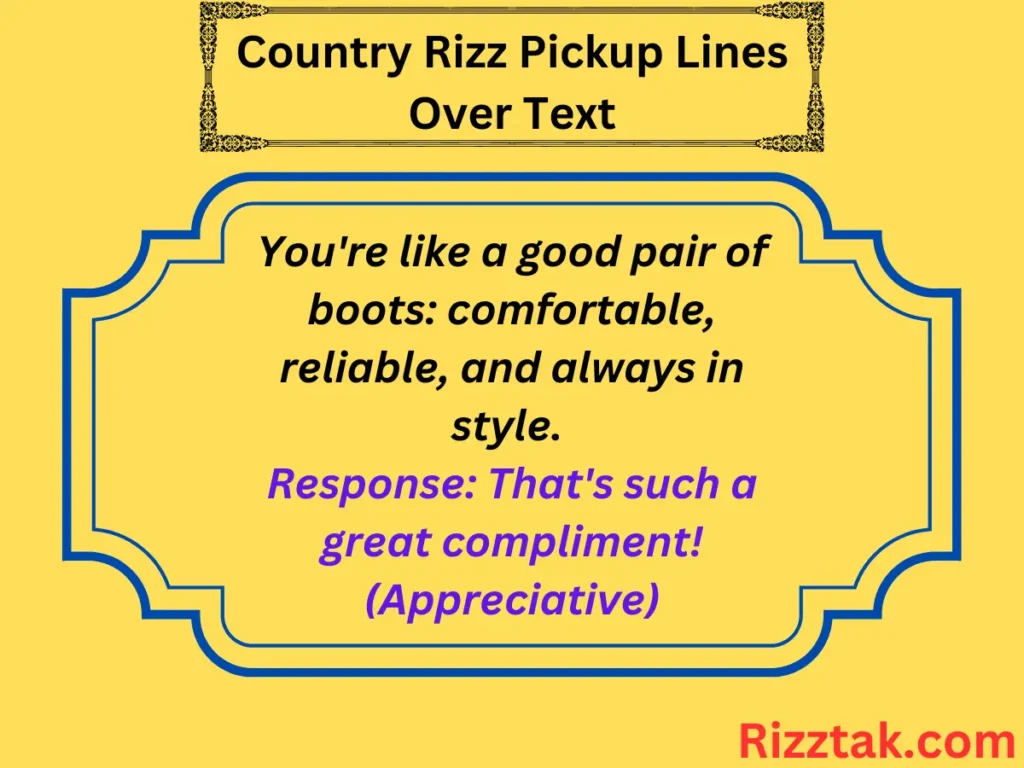 Country Rizz Pickup Lines Over Text