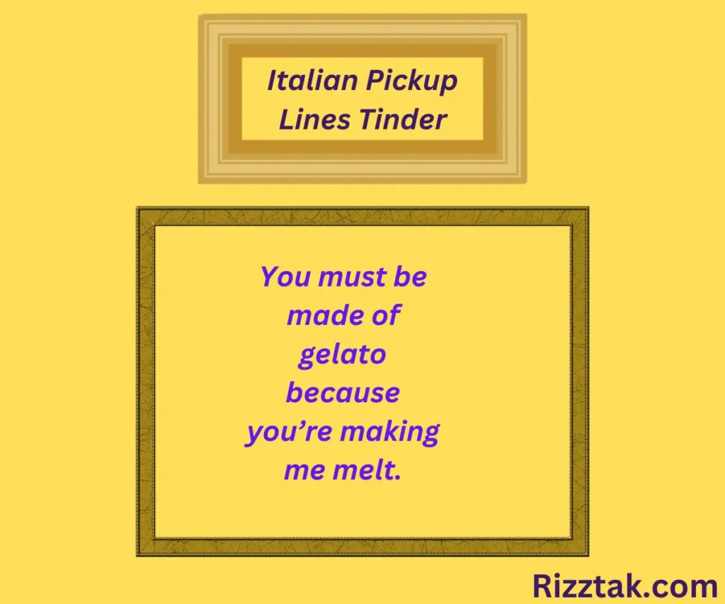 Italian Pickup Lines Tinder