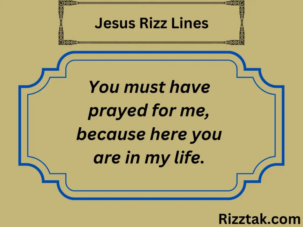 Jesus Rizz Lines