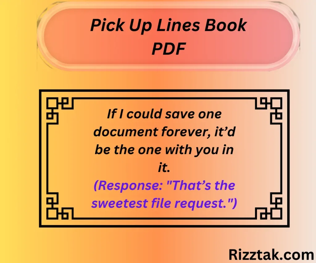 Pick Up Lines Book PDF