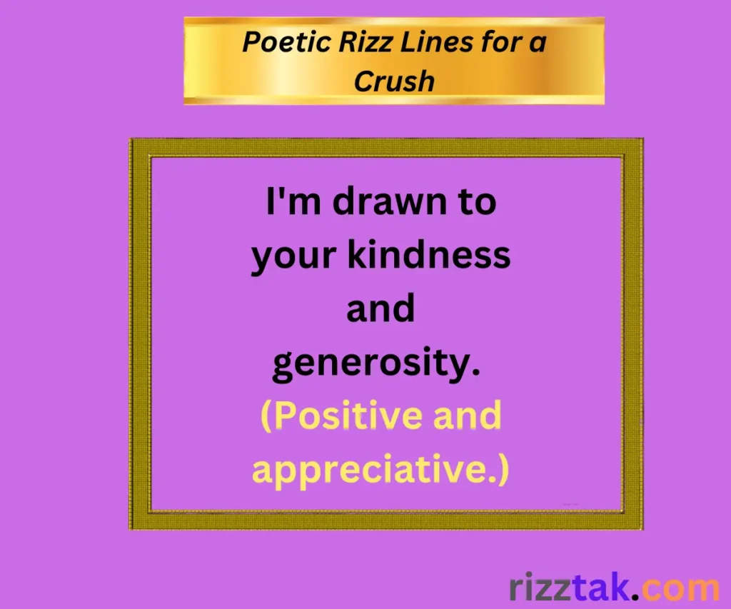 Poetic Rizz Lines for a Crush