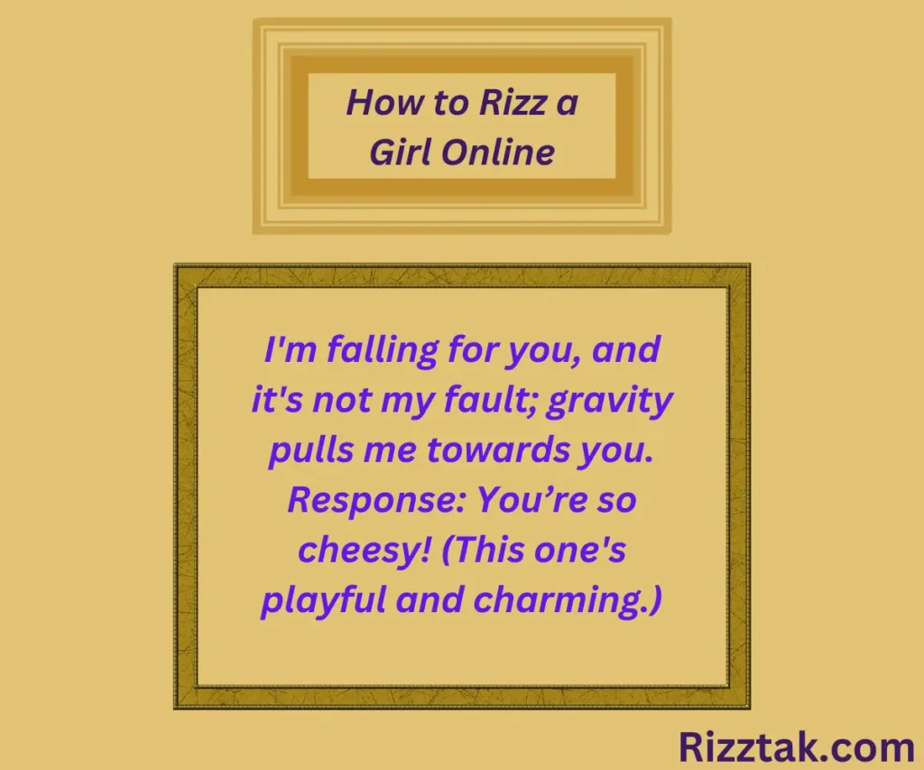 How to Rizz a Girl Online