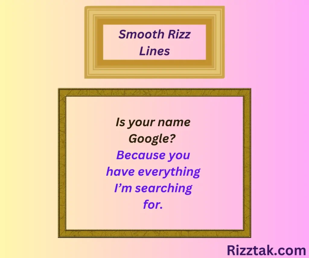 Smooth Rizz Lines