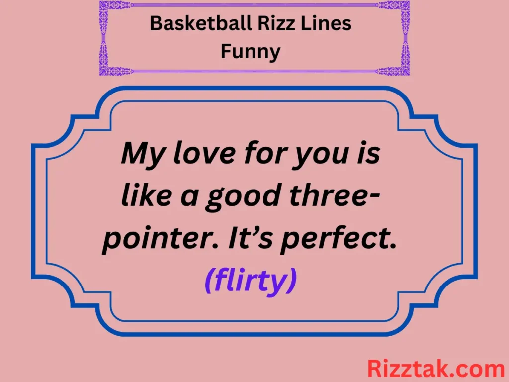 Basketball Rizz Lines Funny