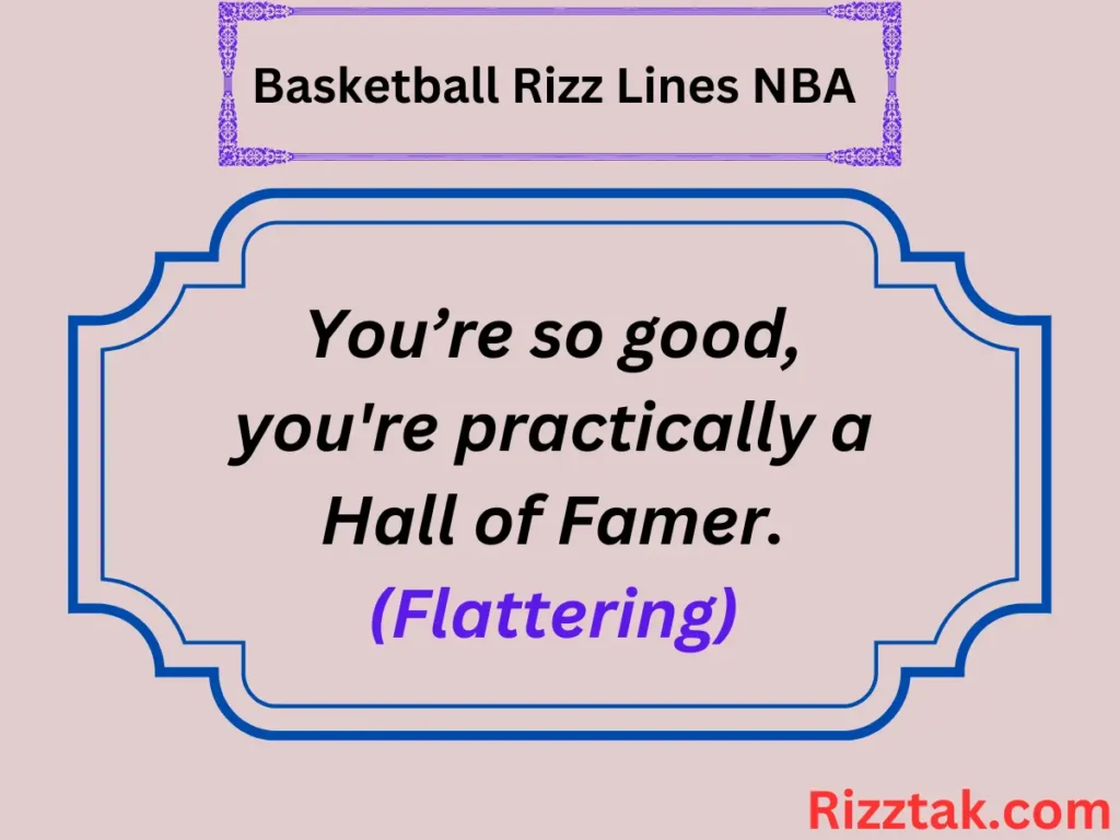 Basketball Rizz Lines NBA