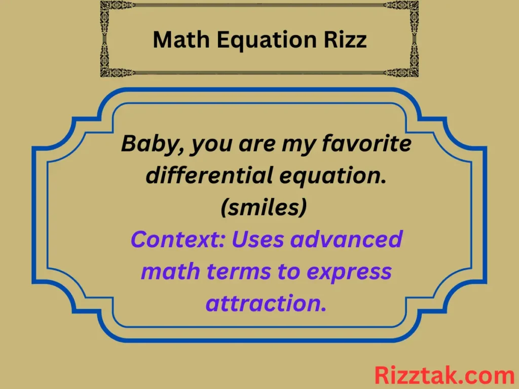 Math Equation Rizz