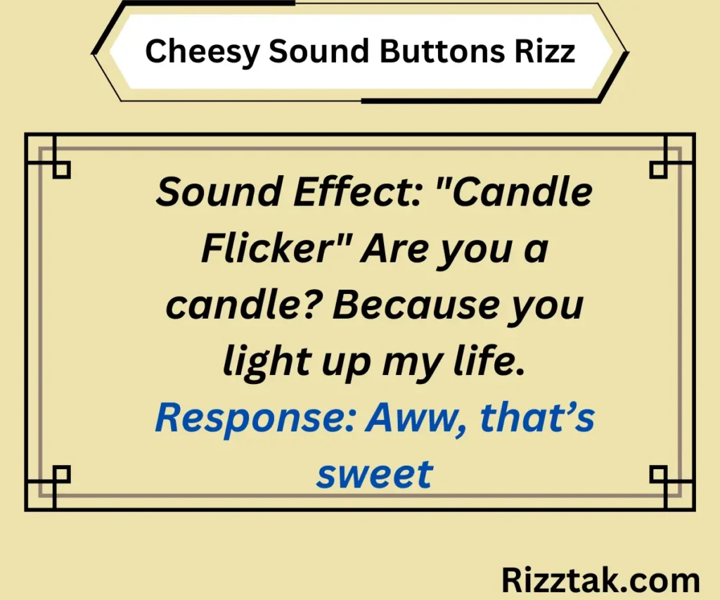 Cheesy Sound Buttons Rizz