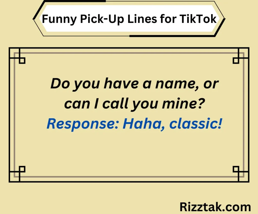 Funny Pick-Up Lines for TikTok