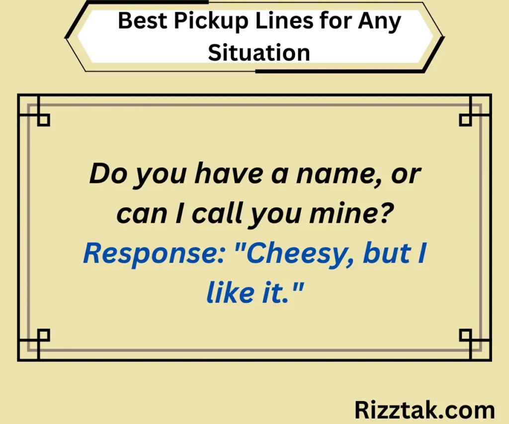 Best Pickup Lines for Any Situation
