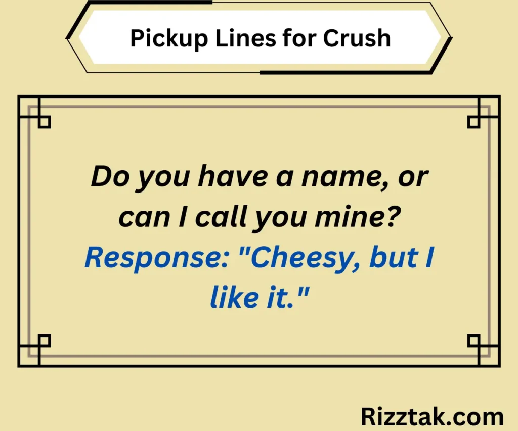 Pickup Lines for Crush
