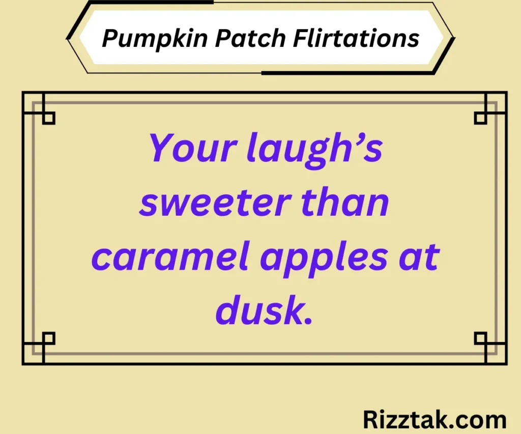 Pumpkin Patch Flirtations