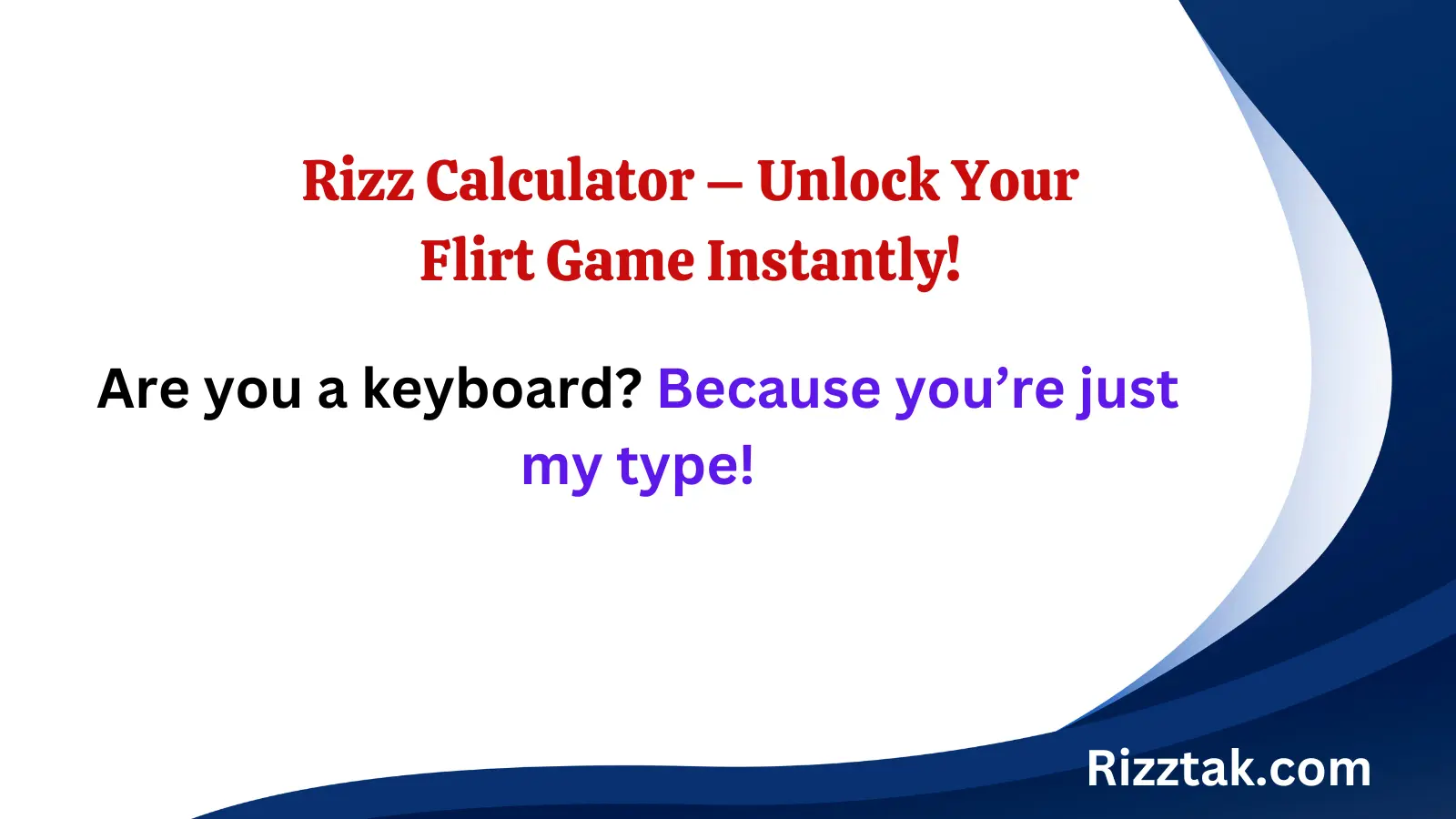 Rizz Calculator