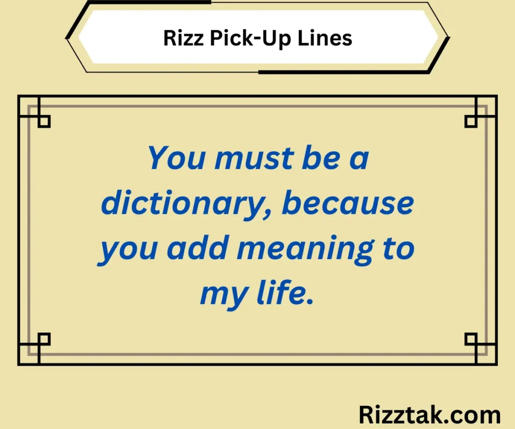 Rizz Pick-Up Lines