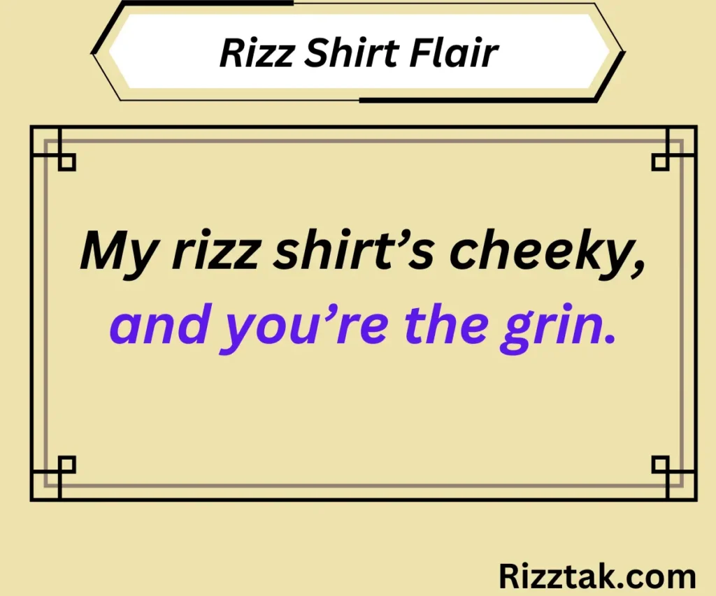 Rizz Shirt Glow