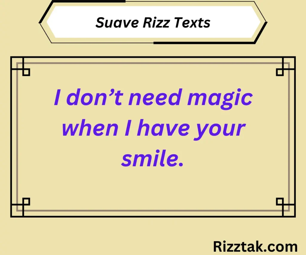 Suave Rizz Texts