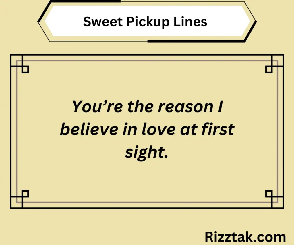 Sweet Pickup Lines