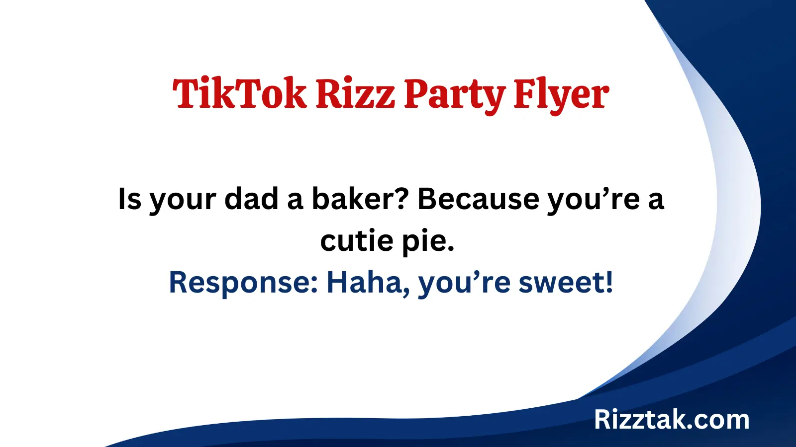TikTok Rizz Party Flyer