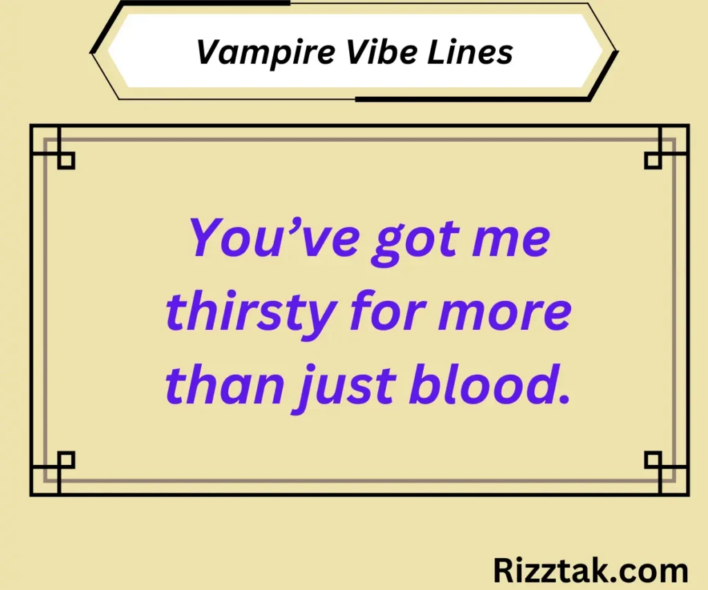Vampire Vibe Lines
