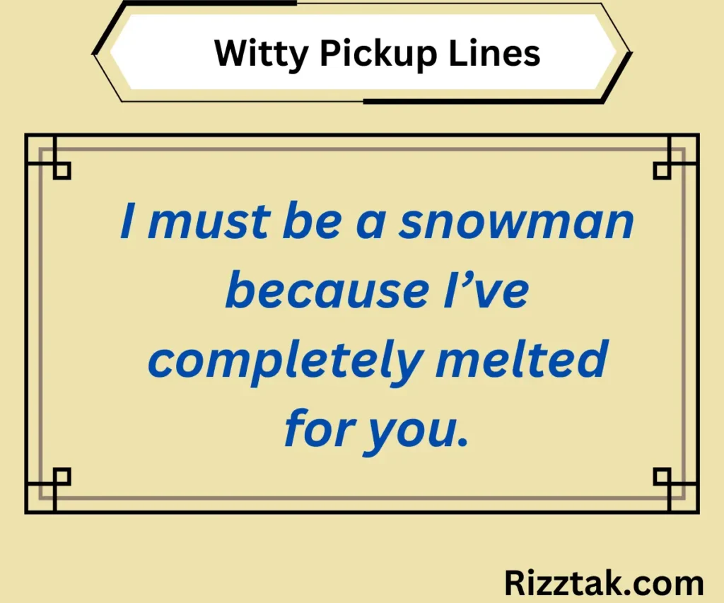 Witty Pickup Lines