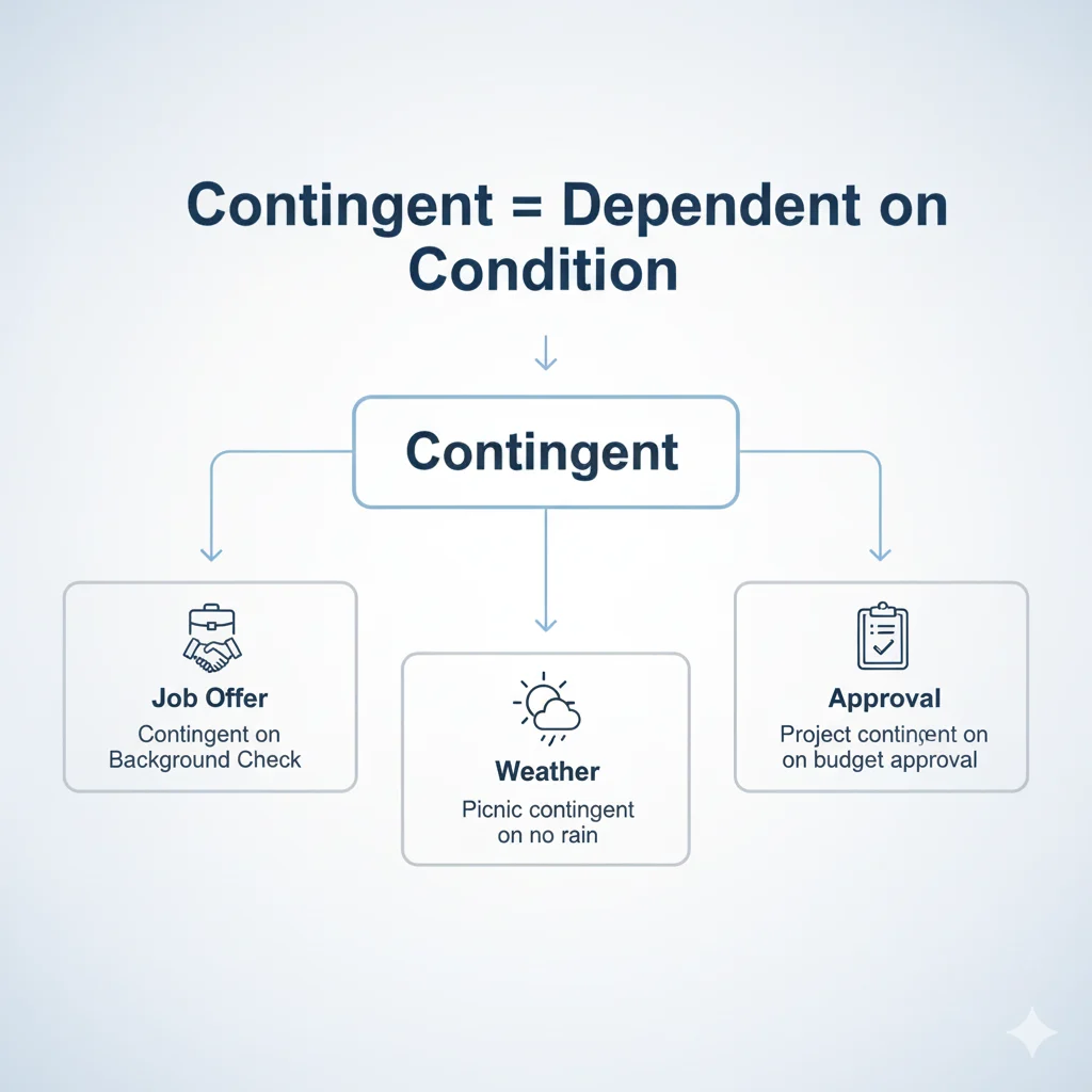 what does contingent mean