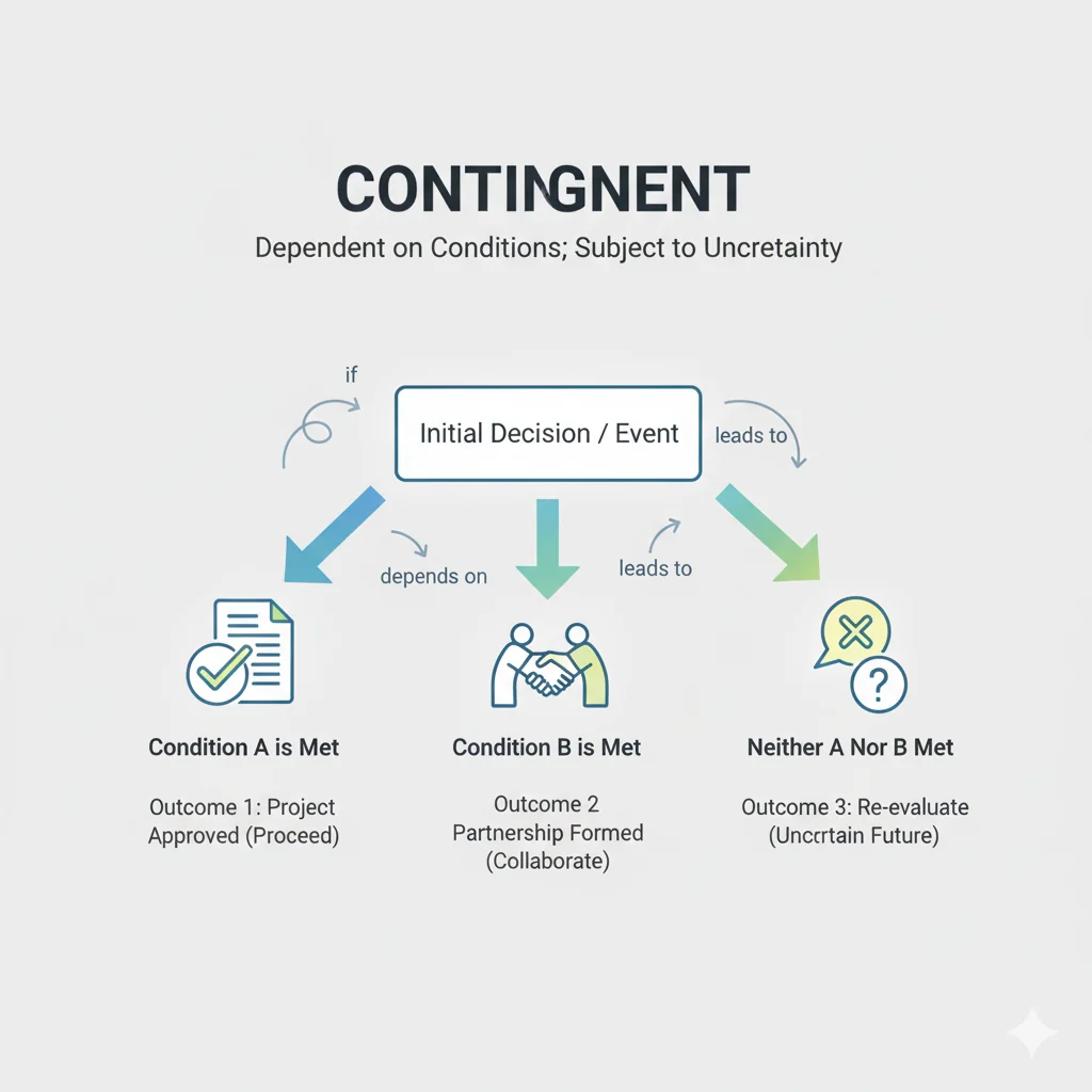 what does contingent mean