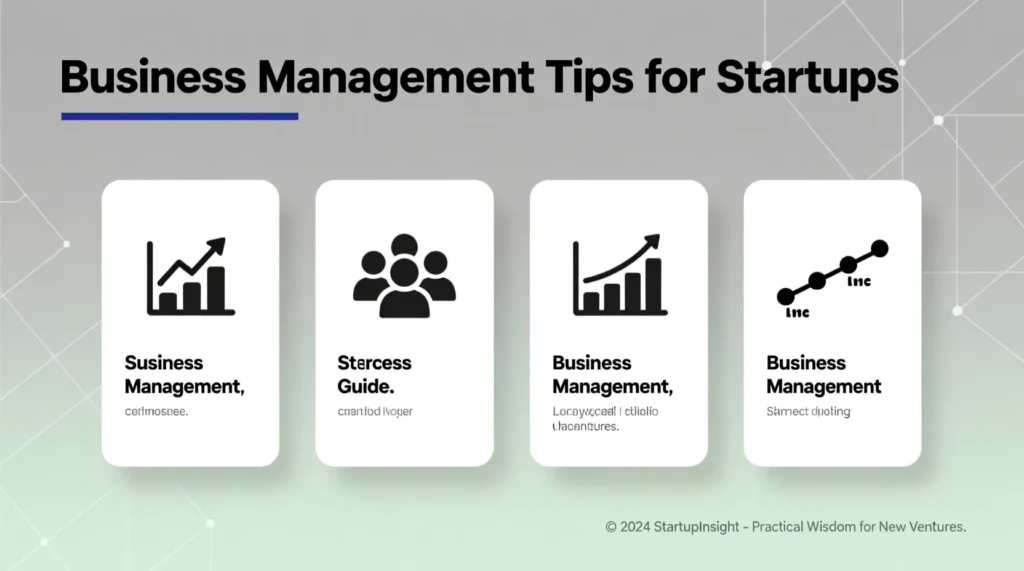Business Management Tips for Startups
