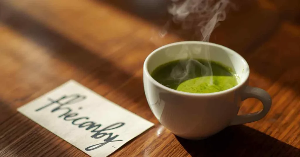 aesthetic matcha cup with flirty vibe for rizz lines article